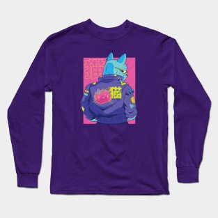 Cyberpunk Cat Long Sleeve T-Shirt